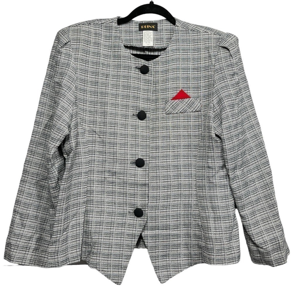 Vintage Reina Blazer Top / Size-12 P